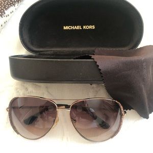 Michael Kors Aviator Sunglasses